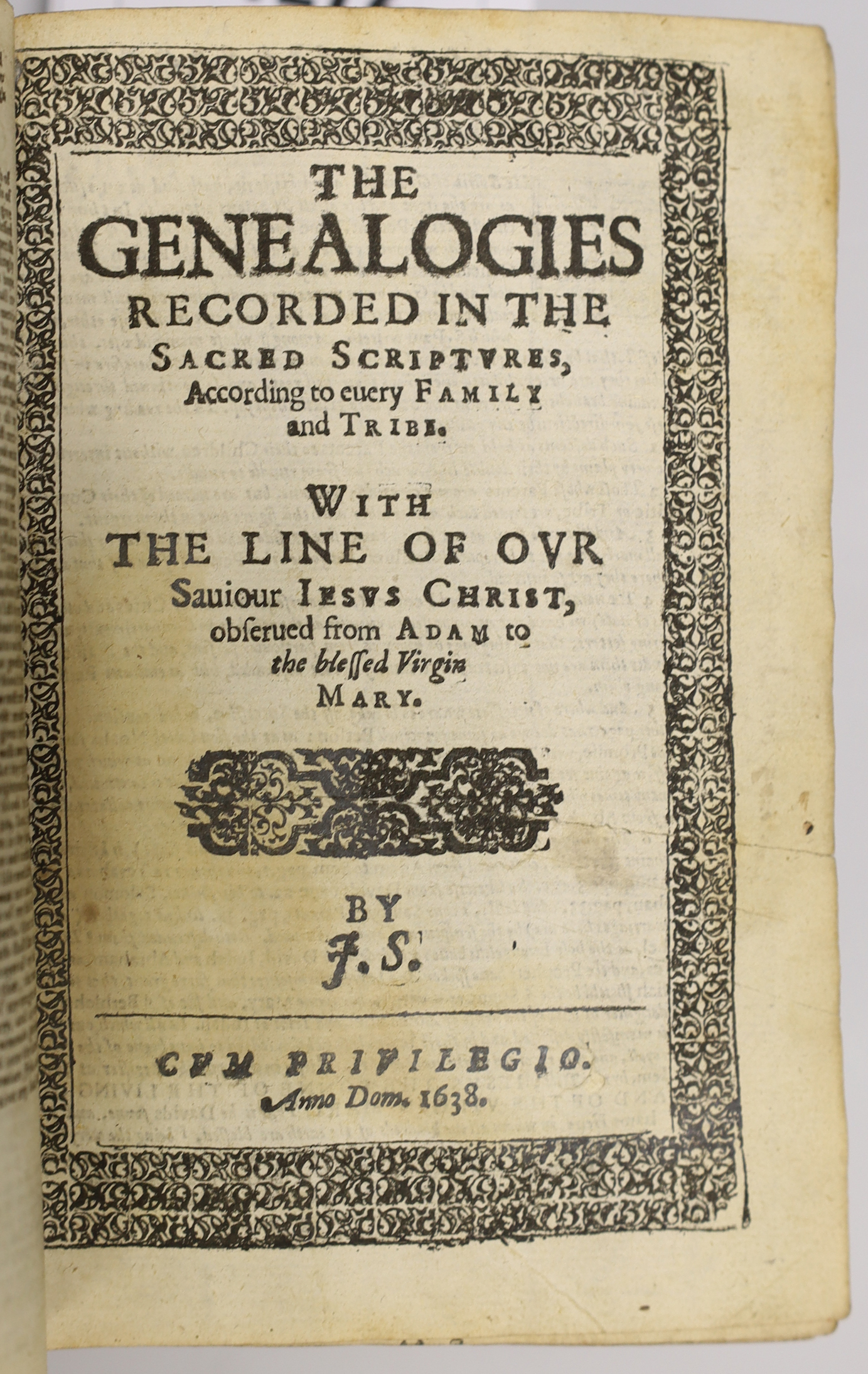 Bible [English]. - The Holy Bible, thick 8vo, contemporary calf, spine cracked, lacking title to Old Testament, commences at ‘’An Act for the Uniformitie of Common Prayer’’, followed by The Psalms, The Genealogies, by J[
